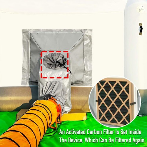 Inflatable paint booth - booth, air
